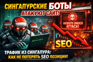 Сингапурские боты на сайте - трафик из Сингапура
