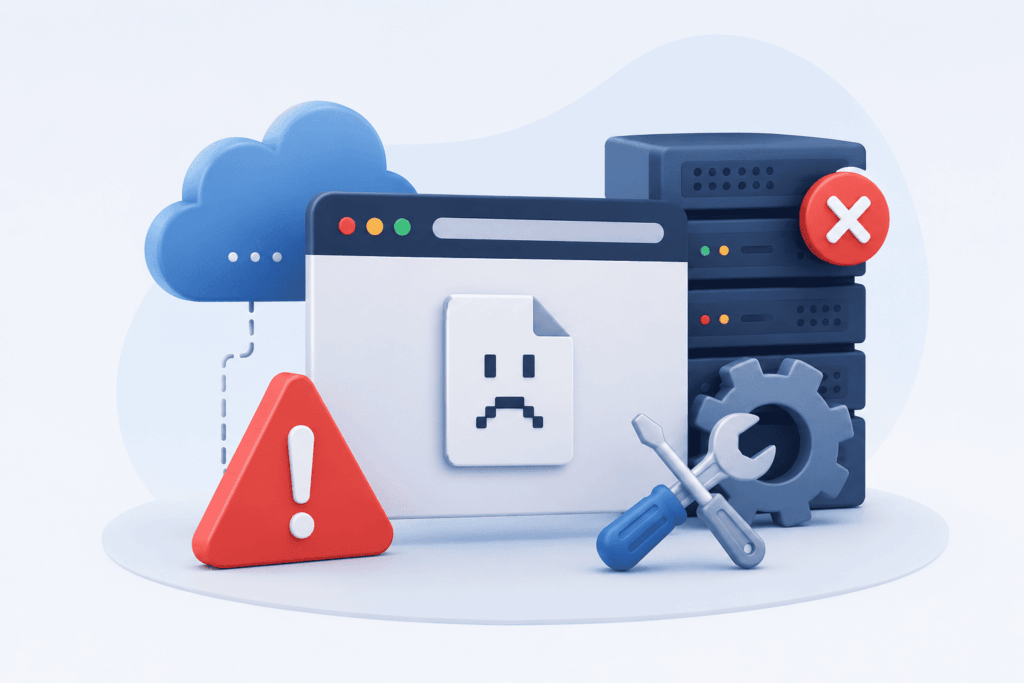 Не работает мой сайт сегодня